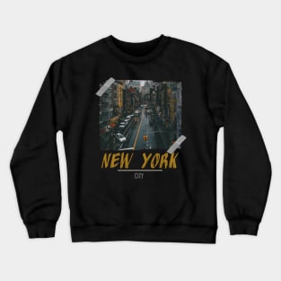 new york tape photgraphy Crewneck Sweatshirt